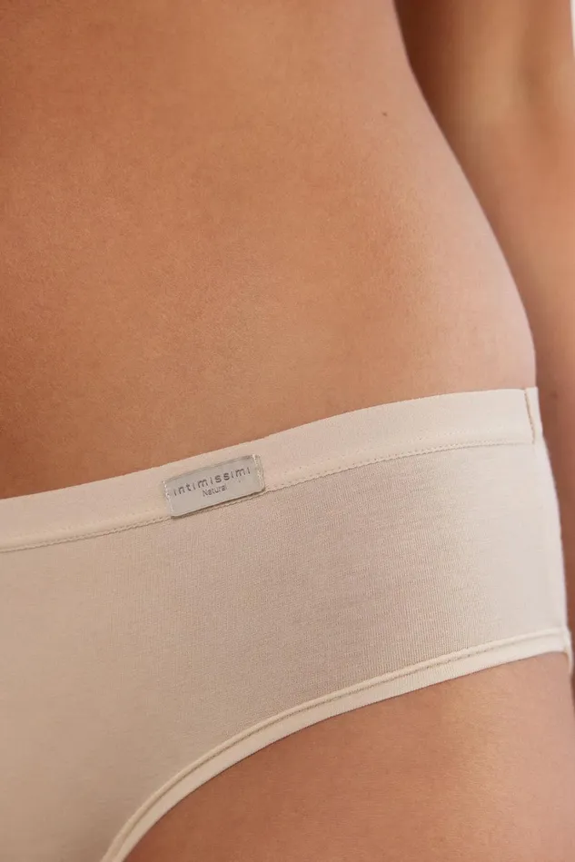 Intimissimi Bikini Panties Women Cozy Panties In Cotton Natural 2280 8211 Avorio Crema