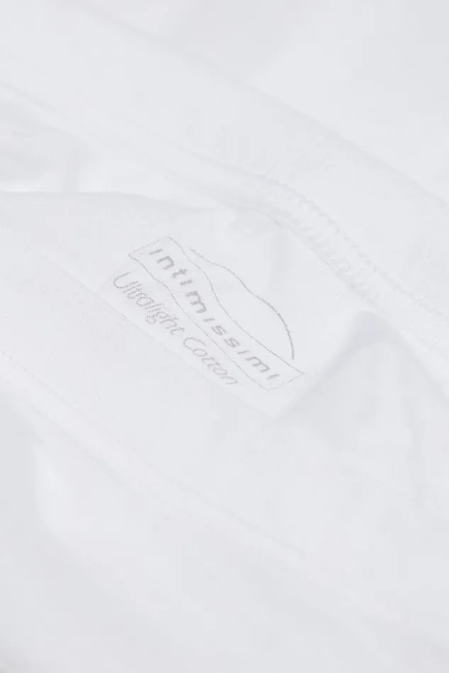 Intimissimi Bikini Panties Women Ultralight Cotton Panties White 001 8211 White