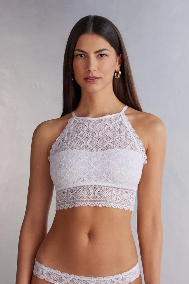 Intimissimi Bralette Women Lace Bra Top White 001 8211 White