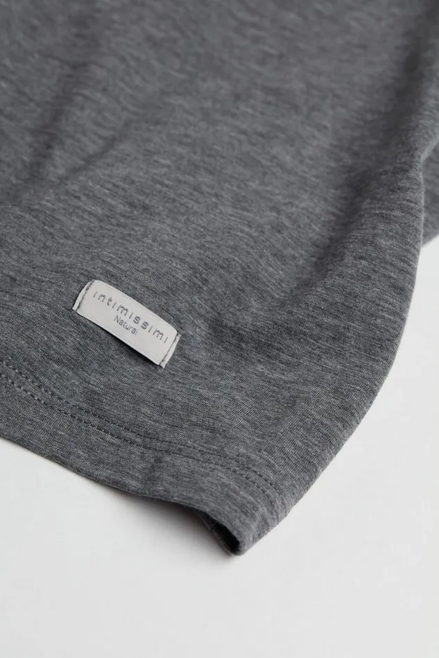 Intimissimi Camisoles Tank Tops Women Spaghetti Strap Top In Cotton Grey 616i 8211 Cloud Grey Blend