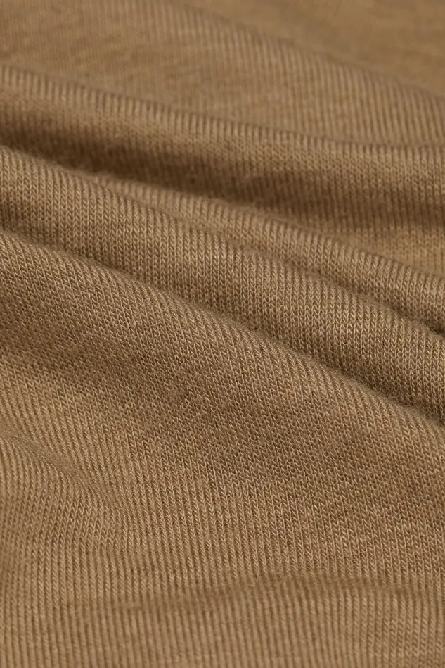 Intimissimi Long Sleeve Tops Women Boat Neck Modal Cashmere Ultralight Top Brown 233i 8211 Toffee Brown