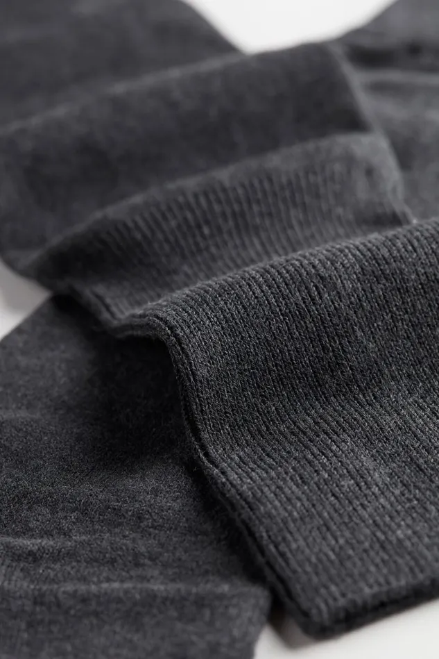 Intimissimi Long Socks Men Tall Warm Cotton Socks Grey 020 8211 Anthracite Gray Heather