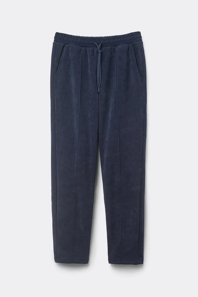 Intimissimi Pants Men Brushed Chenille Pants Blue 1467 8211 Intense Blue