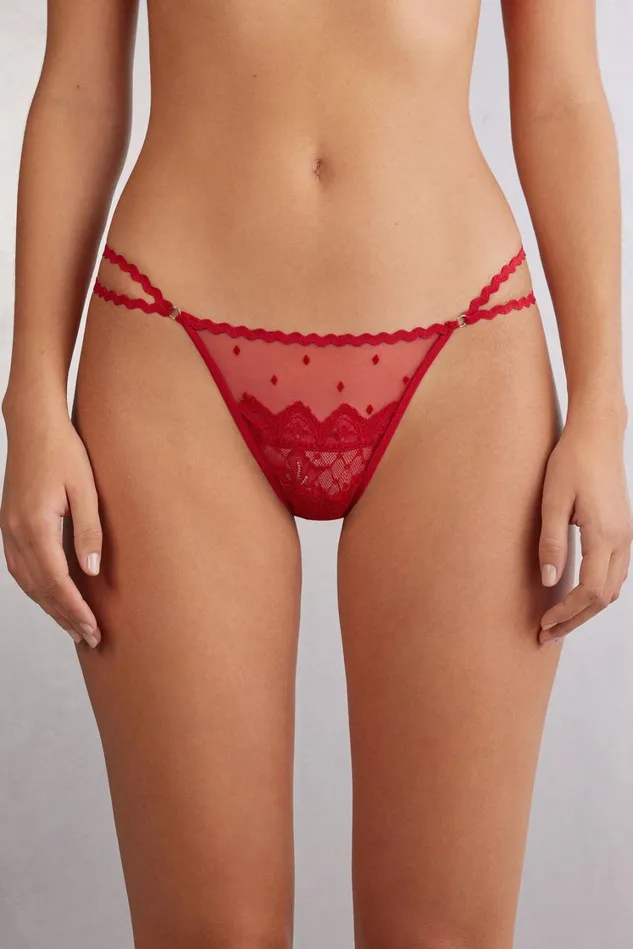 Intimissimi Thongs GStrings Women Winter Of Love String Thong Red 9888 8211 Candy Apple Red Intimissimi Thongs GStrings Women Winter Of Love String Thong Red 9888 8211 Candy Apple Red