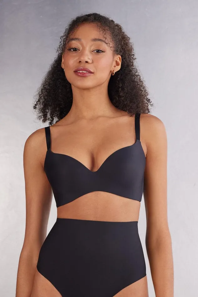Intimissimi Triangle Women Adele Wireless Boost Triangle Bra In Ultralight Microfiber Black 019 8211 Black Intimissimi Triangle Women Adele Wireless Boost Triangle Bra In Ultralight Microfiber Black 019 8211 Black