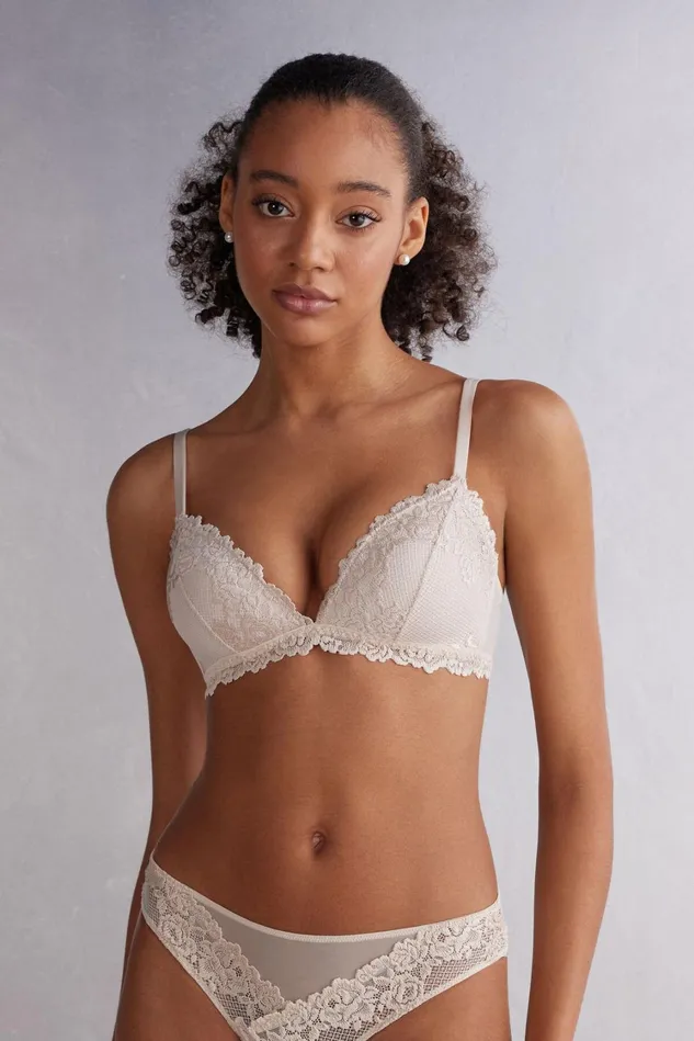 Intimissimi Triangle Women Pretty Flowers Tiziana Triangle Bra Natural 2280 8211 Avorio Crema Intimissimi Triangle Women Pretty Flowers Tiziana Triangle Bra Natural 2280 8211 Avorio Crema