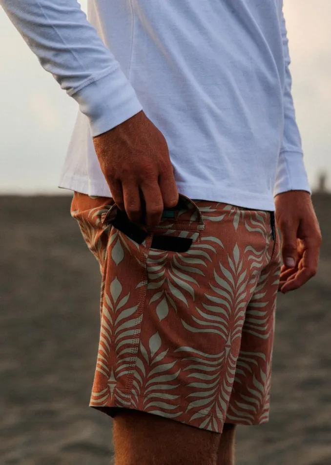 Island Impressions 175quot Boardshort Terracotta Men Vissla Boardshorts