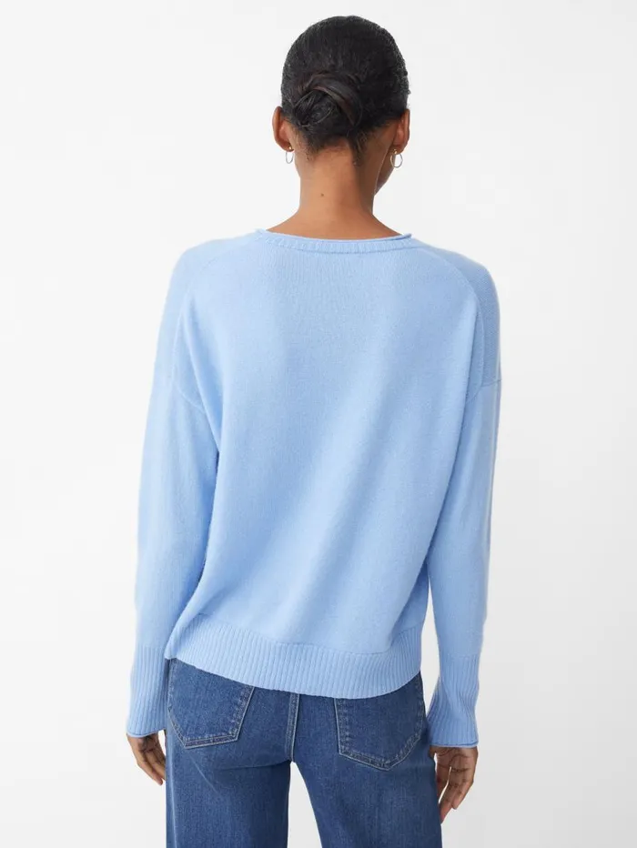 JMcLaughlin Caitie Cashmere Sweater Soft Blue Women Sweaters JMcLaughlin Caitie Cashmere Sweater Soft Blue Women Sweaters