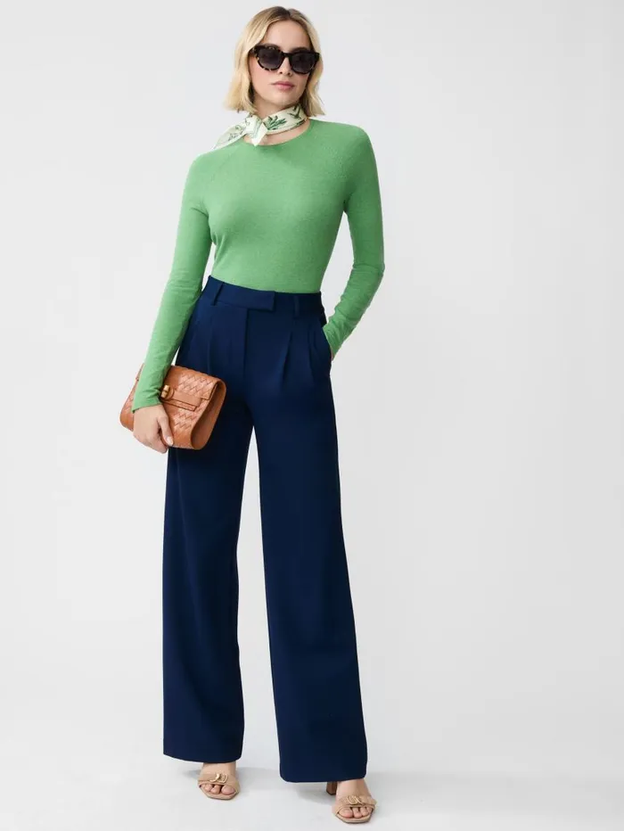 JMcLaughlin Jamey Sweater Light Heather Green Women Sweaters JMcLaughlin Jamey Sweater Light Heather Green Women Sweaters
