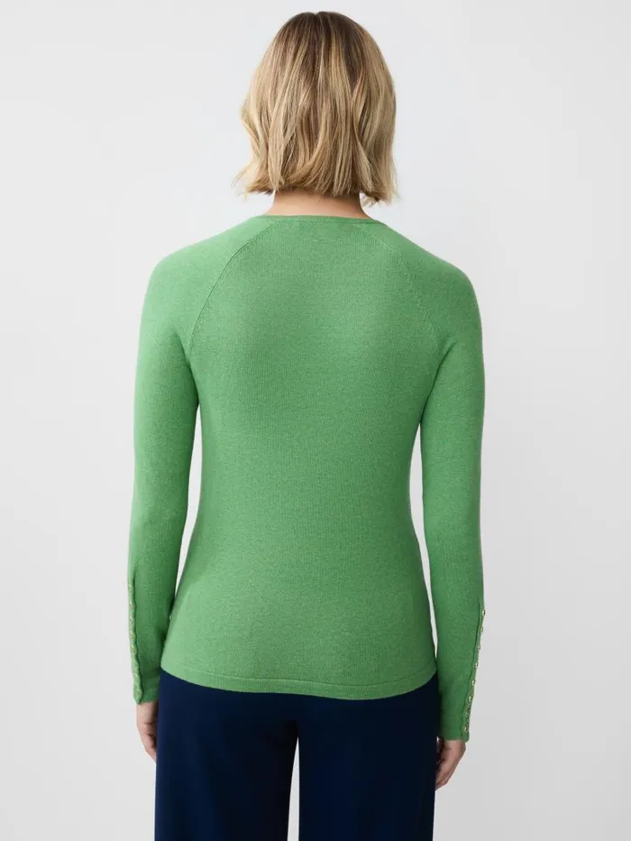 JMcLaughlin Jamey Sweater Light Heather Green Women Sweaters JMcLaughlin Jamey Sweater Light Heather Green Women Sweaters