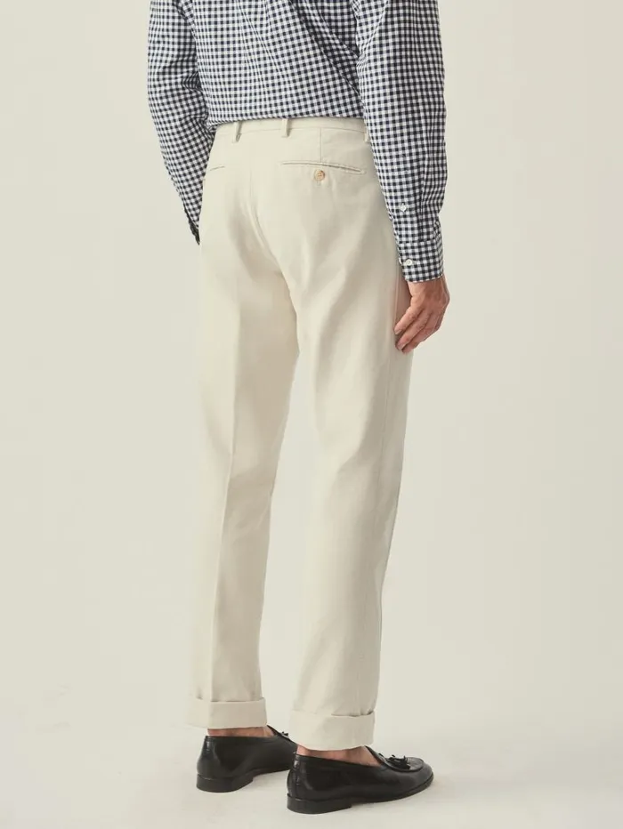 JMcLaughlin Redding StraightFit Chino Pants In Italian Moleskin Stone Men Pants JMcLaughlin Redding StraightFit Chino Pants In Italian Moleskin Stone Men Pants