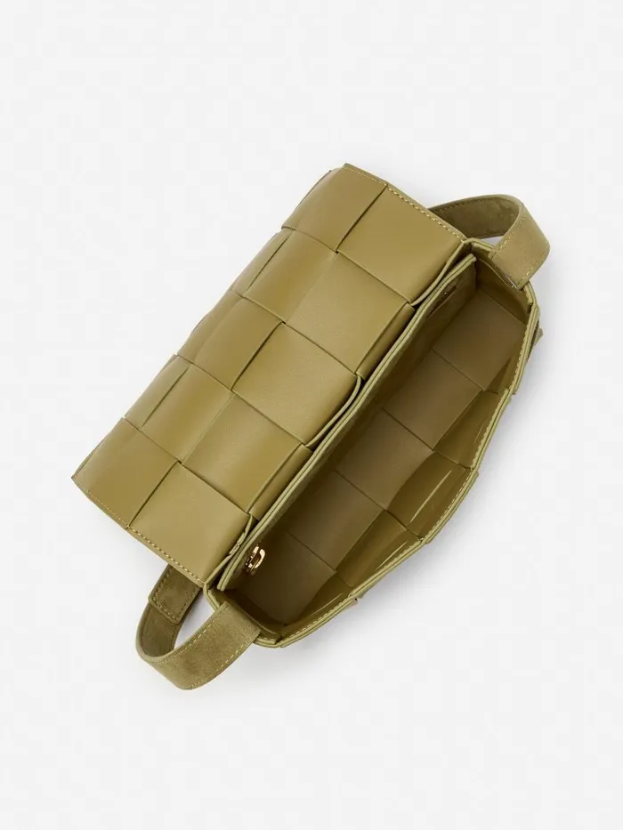 JMcLaughlin Una Woven Suede Crossbody Sage WomenMen Mini Totes and Crossbody Bags JMcLaughlin Una Woven Suede Crossbody Sage WomenMen Mini Totes and Crossbody Bags