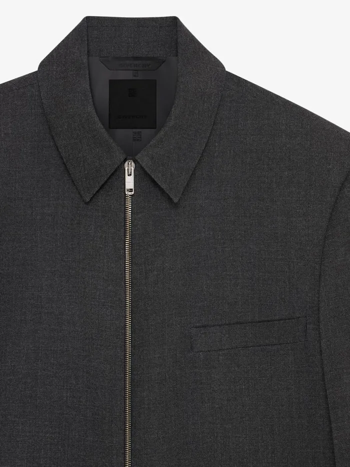Jacket In Wool Grey Mix Men Givenchy Coats and Jackets