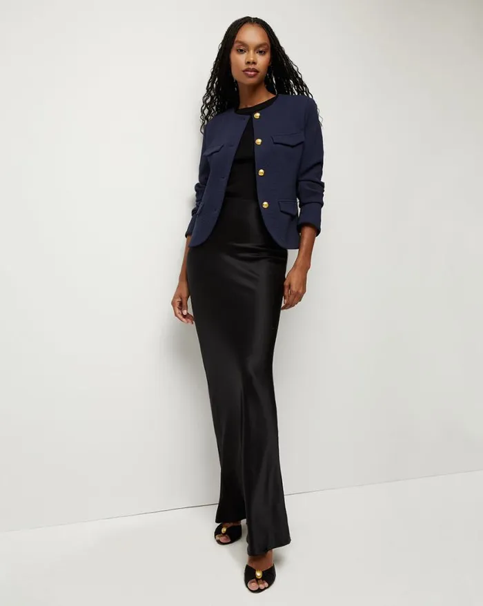 Jackets and Outerwear Shop Veronica Beard Kensington Knit Jacket Ivory