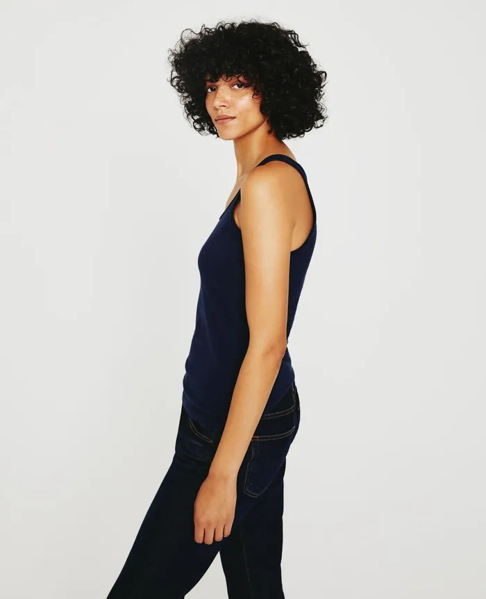 Jagger Tank Deep Navy Women AG Jeans Tees and Tanks Jagger Tank Deep Navy Women AG Jeans Tees and Tanks