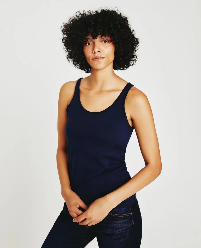 Jagger Tank Deep Navy Women AG Jeans Tees and Tanks Jagger Tank Deep Navy Women AG Jeans Tees and Tanks