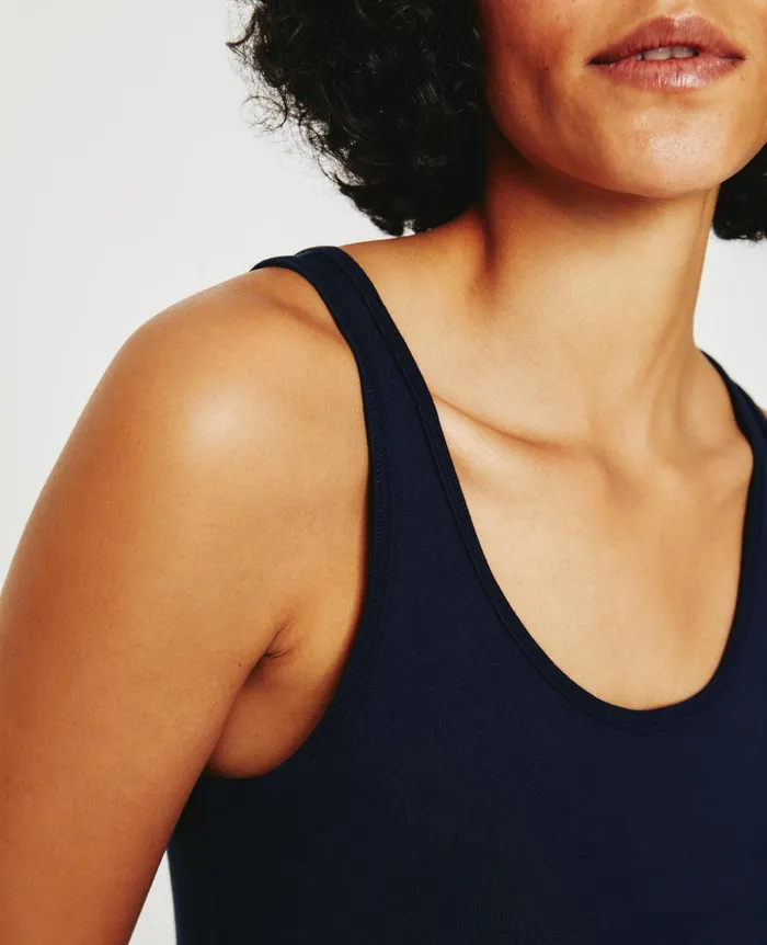 Jagger Tank Deep Navy Women AG Jeans Tees and Tanks Jagger Tank Deep Navy Women AG Jeans Tees and Tanks