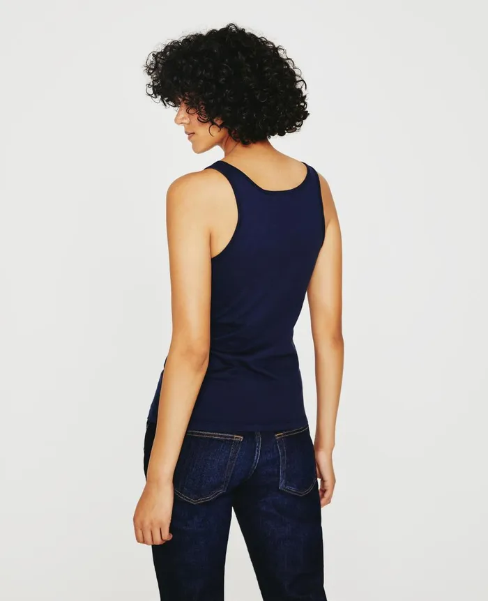 Jagger Tank Deep Navy Women AG Jeans Tees and Tanks Jagger Tank Deep Navy Women AG Jeans Tees and Tanks