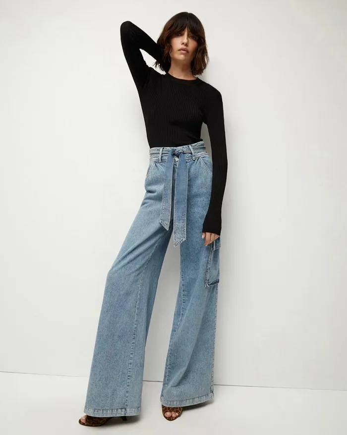 Jeans Shop Veronica Beard Belisa Cargo Jean Silverwood