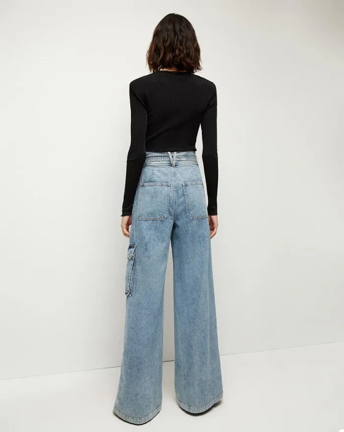 Jeans Shop Veronica Beard Belisa Cargo Jean Silverwood