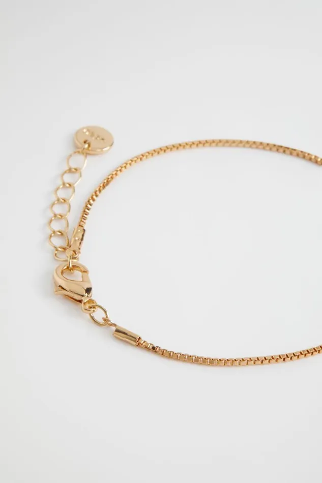 Jewellery Woman Seed Heritage Crystal Initial Bracelet D