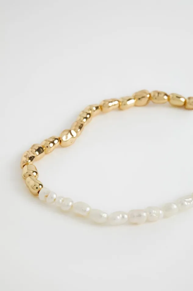 Jewellery Woman Seed Heritage Mini Pearl Bracelet Gold