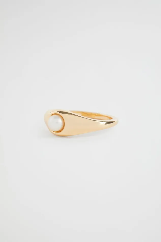 Jewellery Woman Seed Heritage Pearl Ring Gold