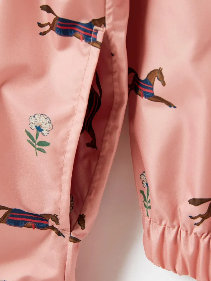 Joules Coats and Jackets Pink Waterproof Packable Raincoat 8211 Girls