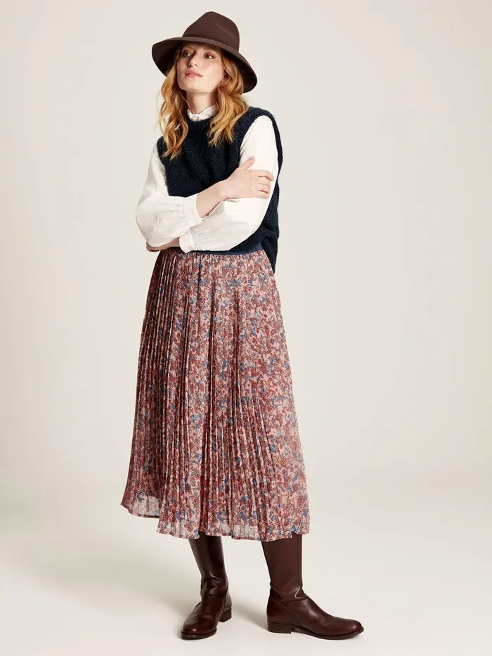 Joules Shorts and Skirts Pink Pleated Skirt 8211 Women