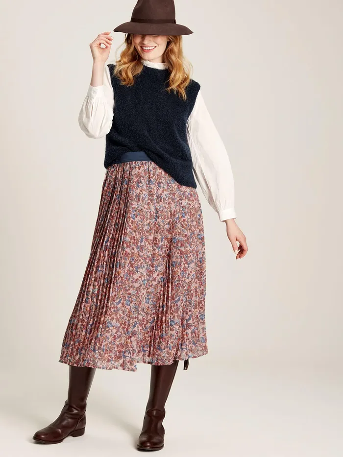 Joules Shorts and Skirts Pink Pleated Skirt 8211 Women