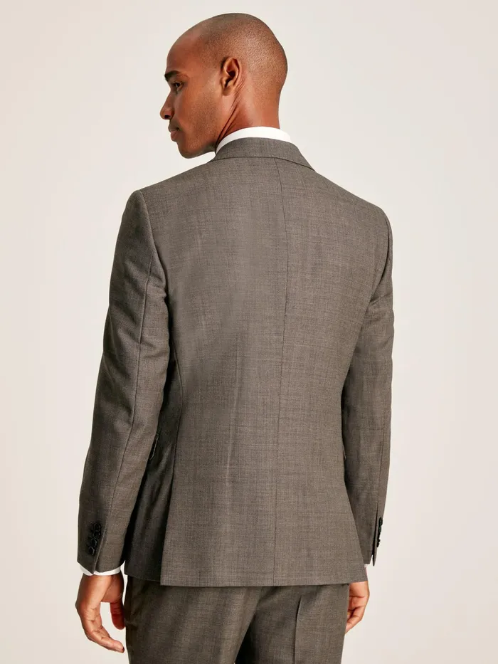 Joules Suits and Tailoring Neutral Textured Suit Jacket 8211 Men