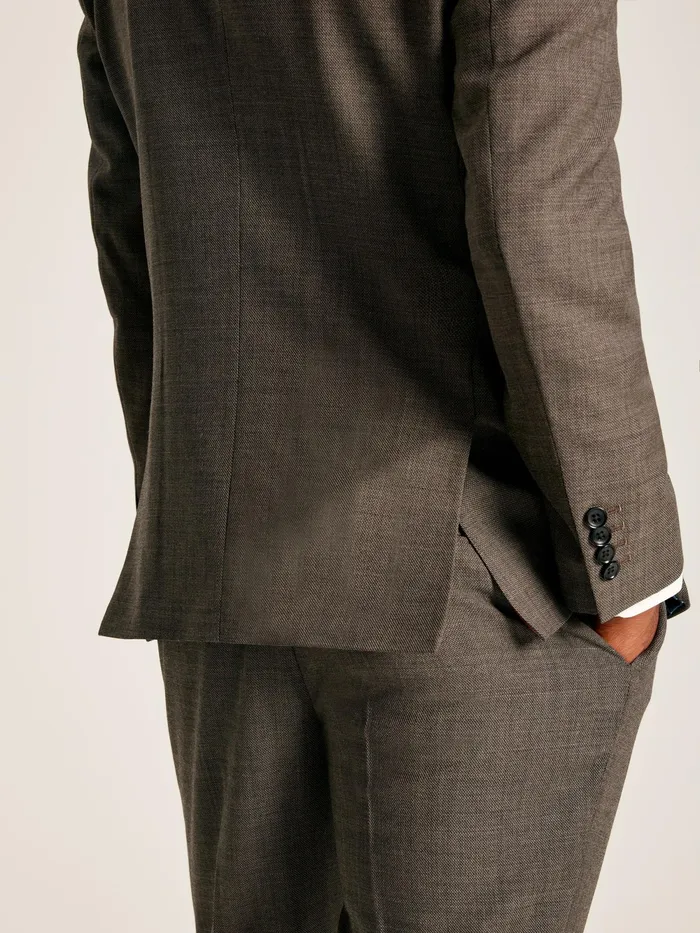 Joules Suits and Tailoring Neutral Textured Suit Jacket 8211 Men