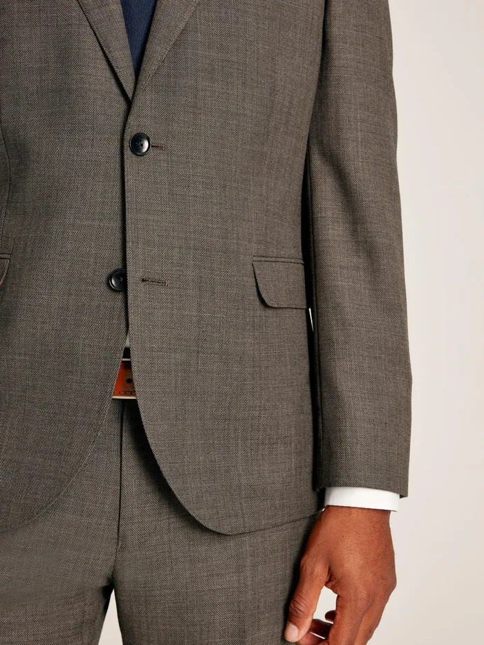 Joules Suits and Tailoring Neutral Textured Suit Jacket 8211 Men