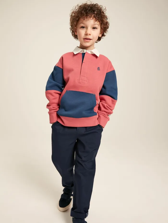 Joules Sweatshirts and Hoodies Red Rugby Sweatshirt 8211 Boys