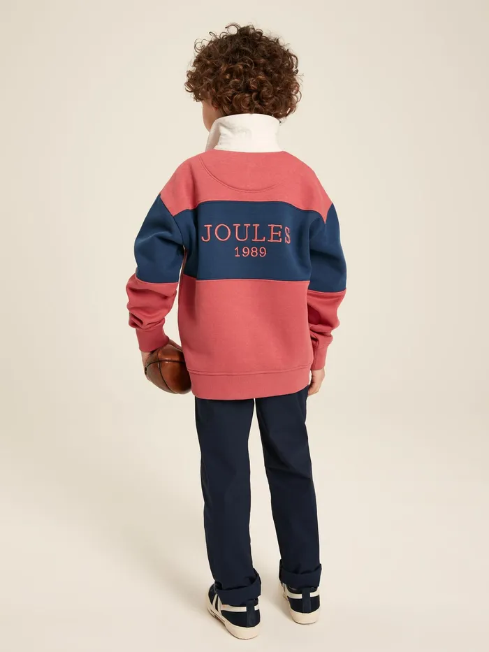 Joules Sweatshirts and Hoodies Red Rugby Sweatshirt 8211 Boys