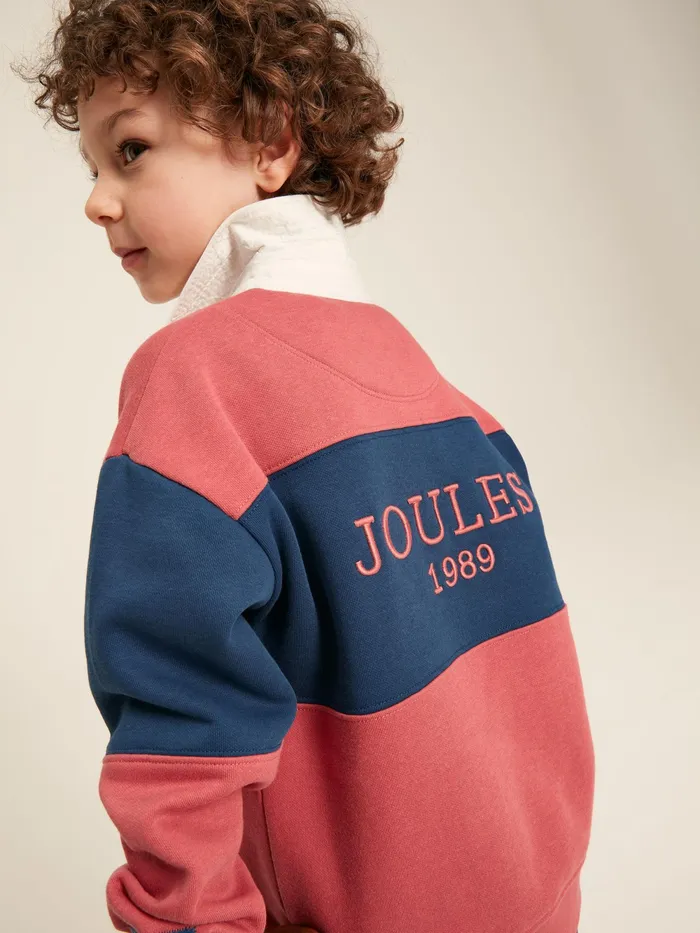 Joules Sweatshirts and Hoodies Red Rugby Sweatshirt 8211 Boys