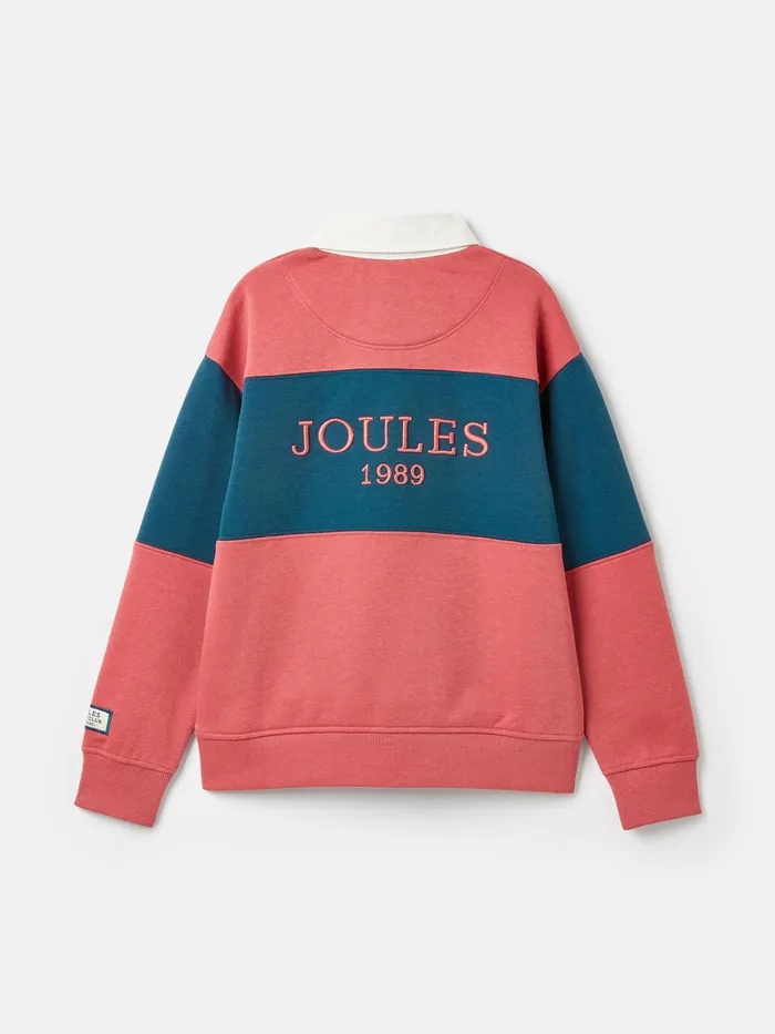 Joules Sweatshirts and Hoodies Red Rugby Sweatshirt 8211 Boys