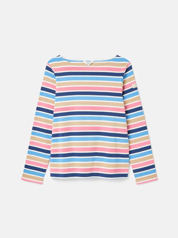 Joules Tops Multi Stripe Boat Neck Breton Top 8211 Women