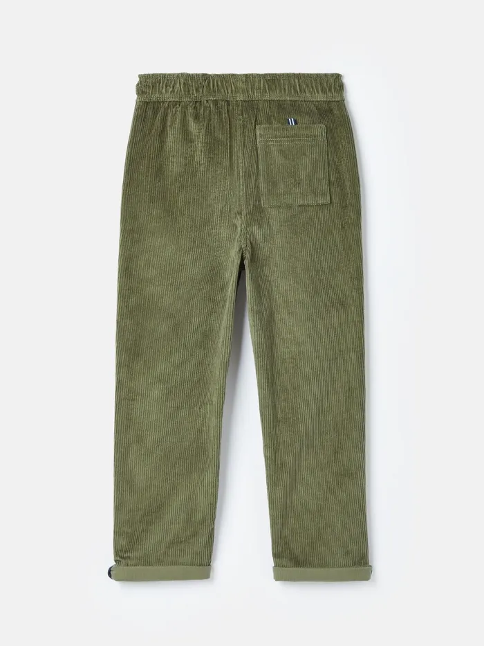 Joules Trousers Khaki Elasticated Waist Corduroy Trousers 8211 Boys
