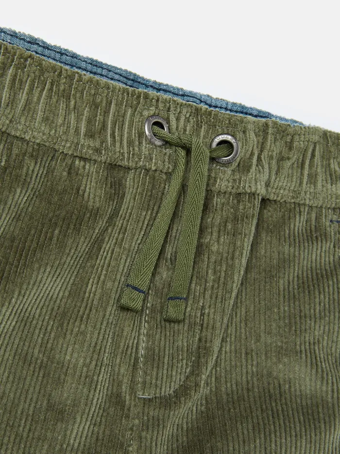 Joules Trousers Khaki Elasticated Waist Corduroy Trousers 8211 Boys
