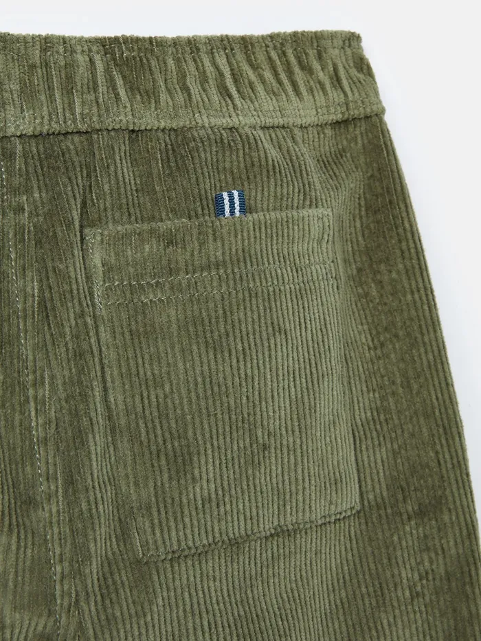 Joules Trousers Khaki Elasticated Waist Corduroy Trousers 8211 Boys