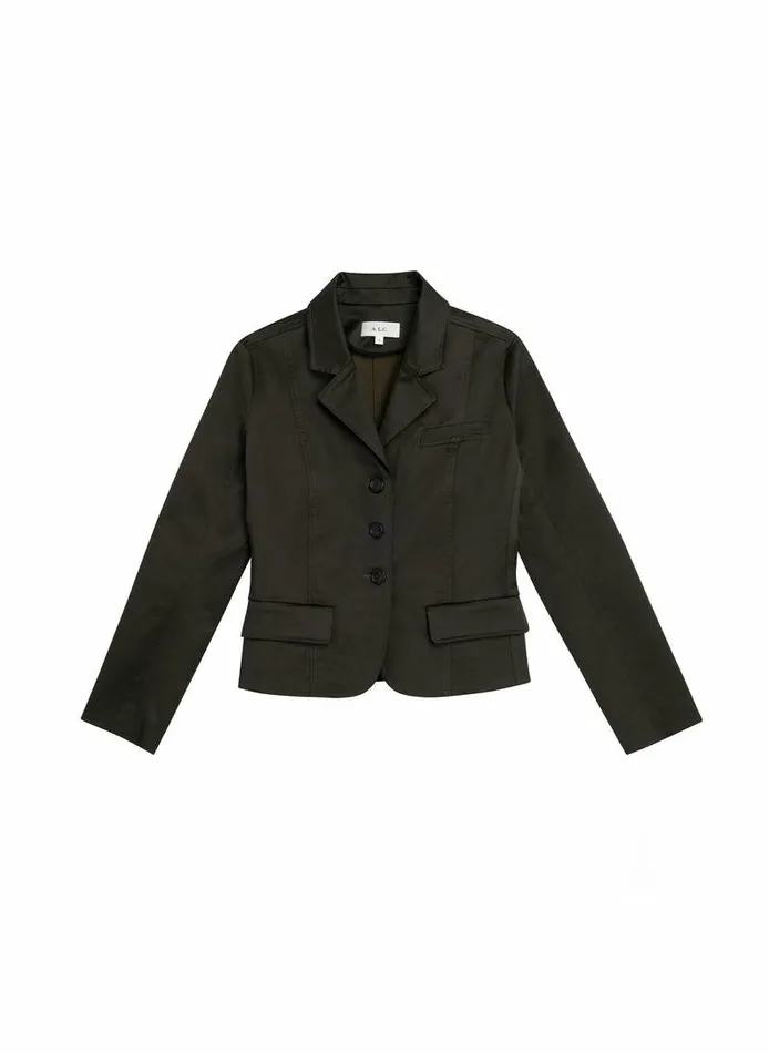 Jumpsuits Women ALC Fallon Sateen Shrunken Jacket Mossy Jumpsuits Women ALC Fallon Sateen Shrunken Jacket Mossy