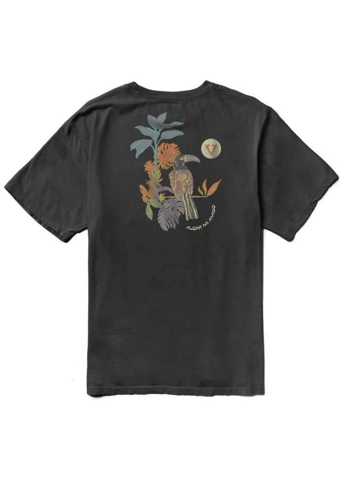 Jungle Jams Organic Tee Phantom Men Vissla Tees