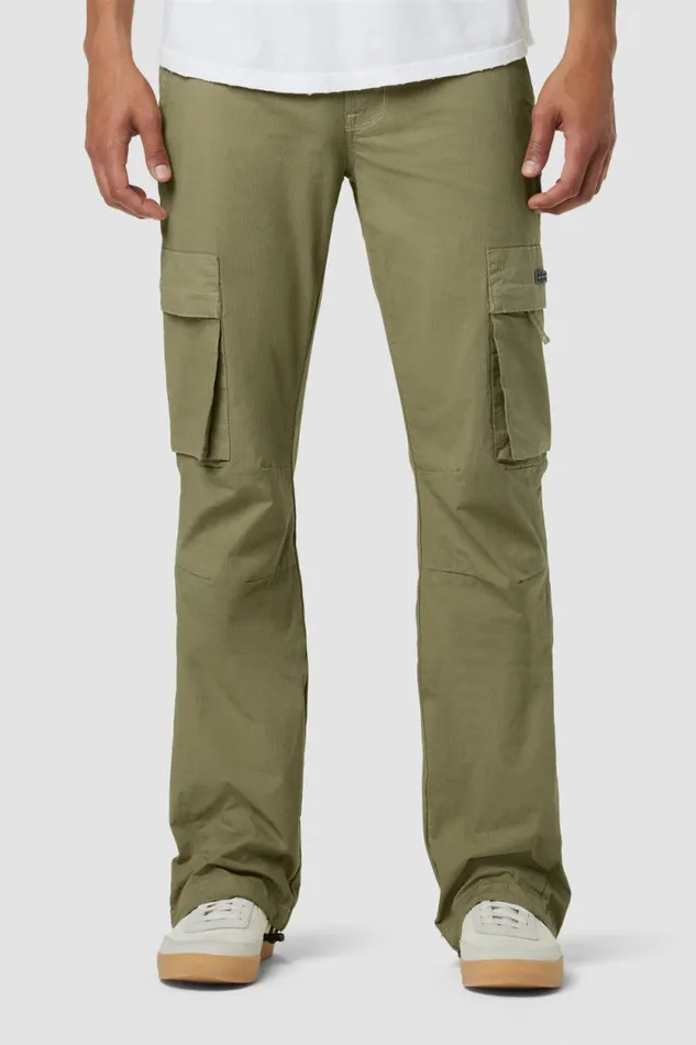 Kick Flare Men Hudson Jeans Walker Cargo Kick Flare Ripstop Army