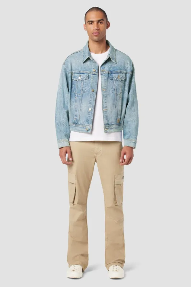 Kick Flare Men Hudson Jeans Walker Cargo Kick Flare Ripstop Khaki Kick Flare Men Hudson Jeans Walker Cargo Kick Flare Ripstop Khaki