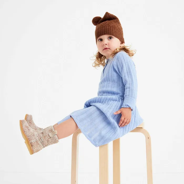 KIDS bisgaardshoes elke tex bambi fur Brown Boots