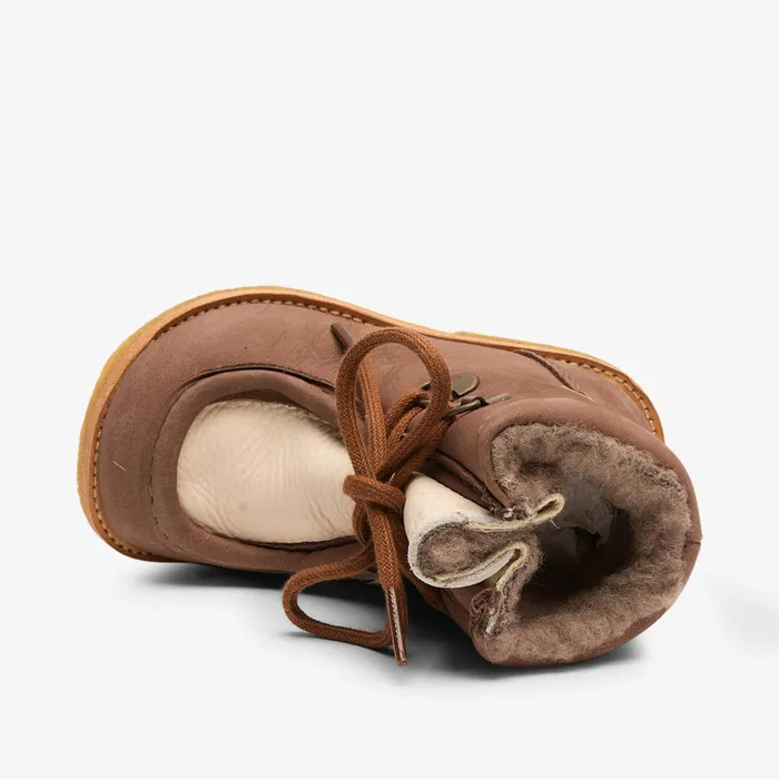 KIDS bisgaardshoes flor l tex brown Brown Winter boots