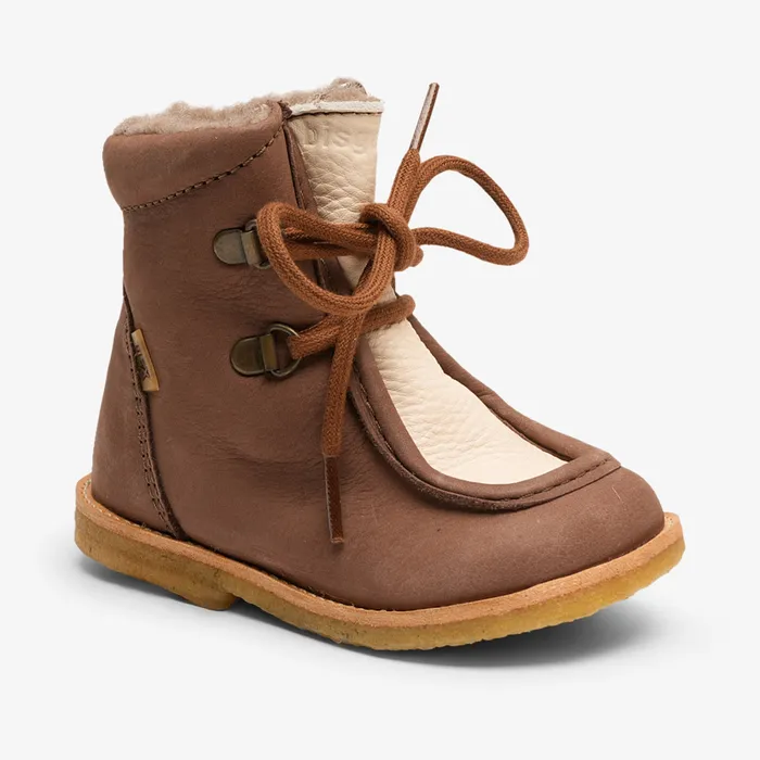 KIDS bisgaardshoes flor l tex brown Brown Winter boots