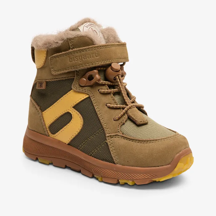 KIDS bisgaardshoes marlon tex moss Green Boots