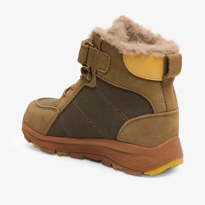 KIDS bisgaardshoes marlon tex moss Green Boots